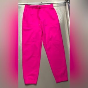 Neon pink FABLETICS joggers. Size small